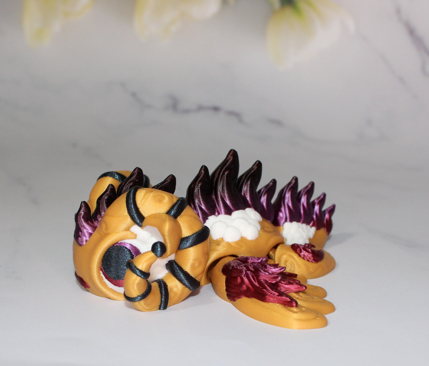 Zodiac Turtles 3.5 inches Long Articulated 3d Printed Figurine - Wonderland 3D Printing