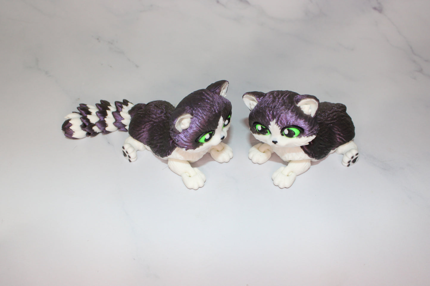 Munchkin Cat Articulated 3d Printed Flexi Fidget Figurine - Wonderland 3D Printing