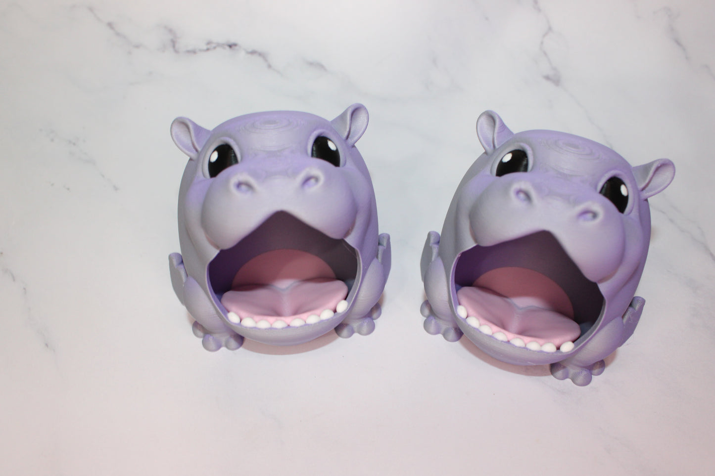 Hippo Puff Bowl 3D Printed - Wonderland 3D Printing