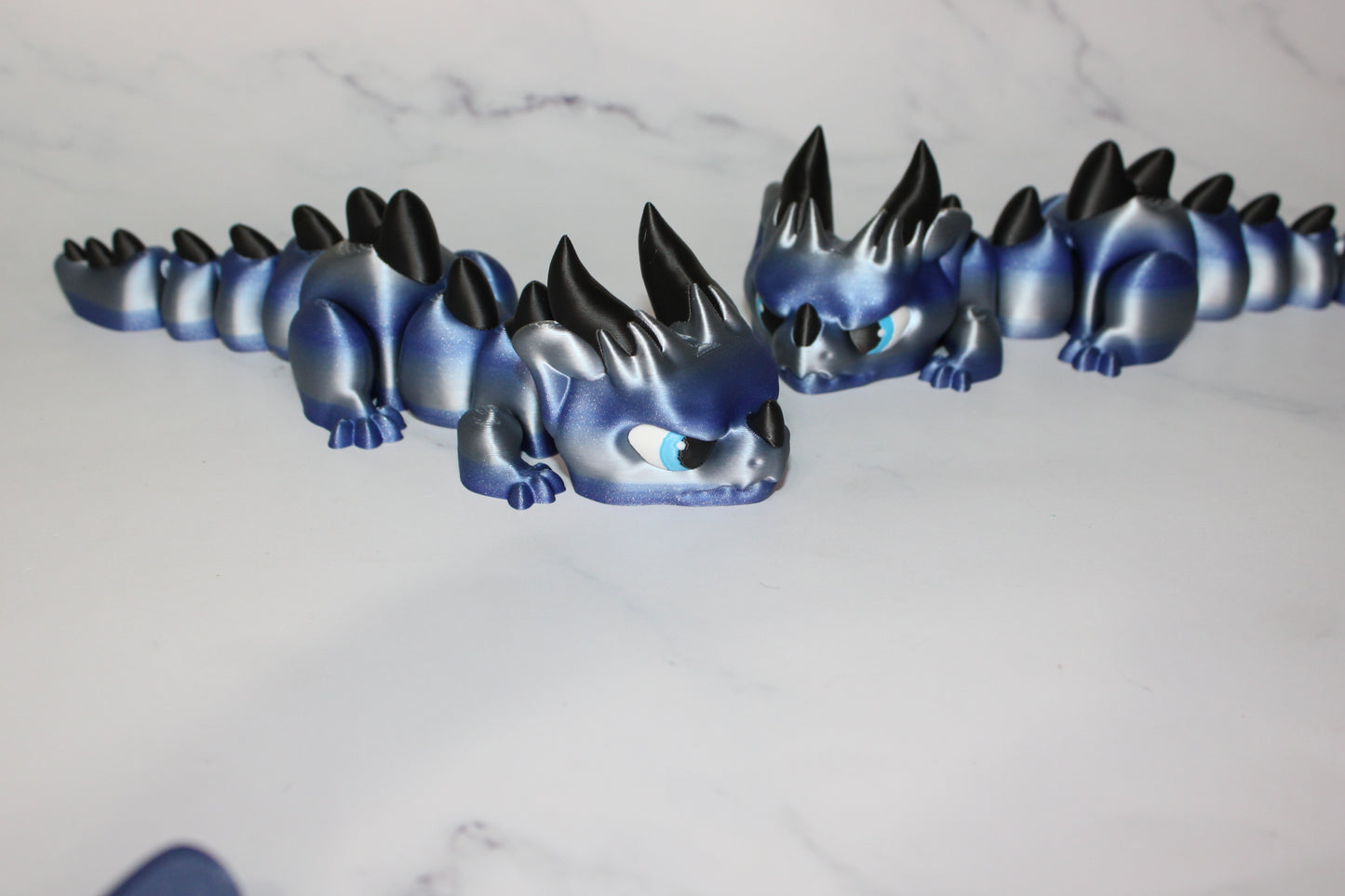 Grumpy Dragon Articulated 3d Printed Figurine - Wonderland 3D Printing