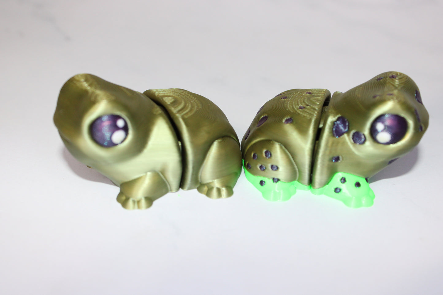 Just a Tortoise, Frog, Slug, Snail, Ladybug or Axolotl Articulated 3d Printed Figurine - Wonderland 3D Printing