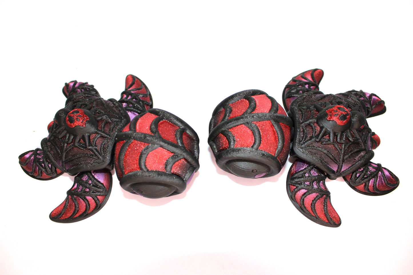 Spider or Poison Turtles 3.5 inches Long Articulated 3d Printed Figurine - Wonderland 3D Printing