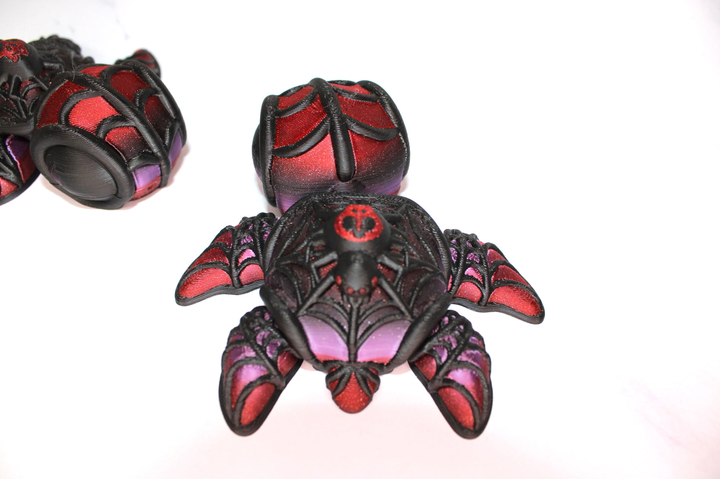 Spider or Poison Turtles 3.5 inches Long Articulated 3d Printed Figurine - Wonderland 3D Printing