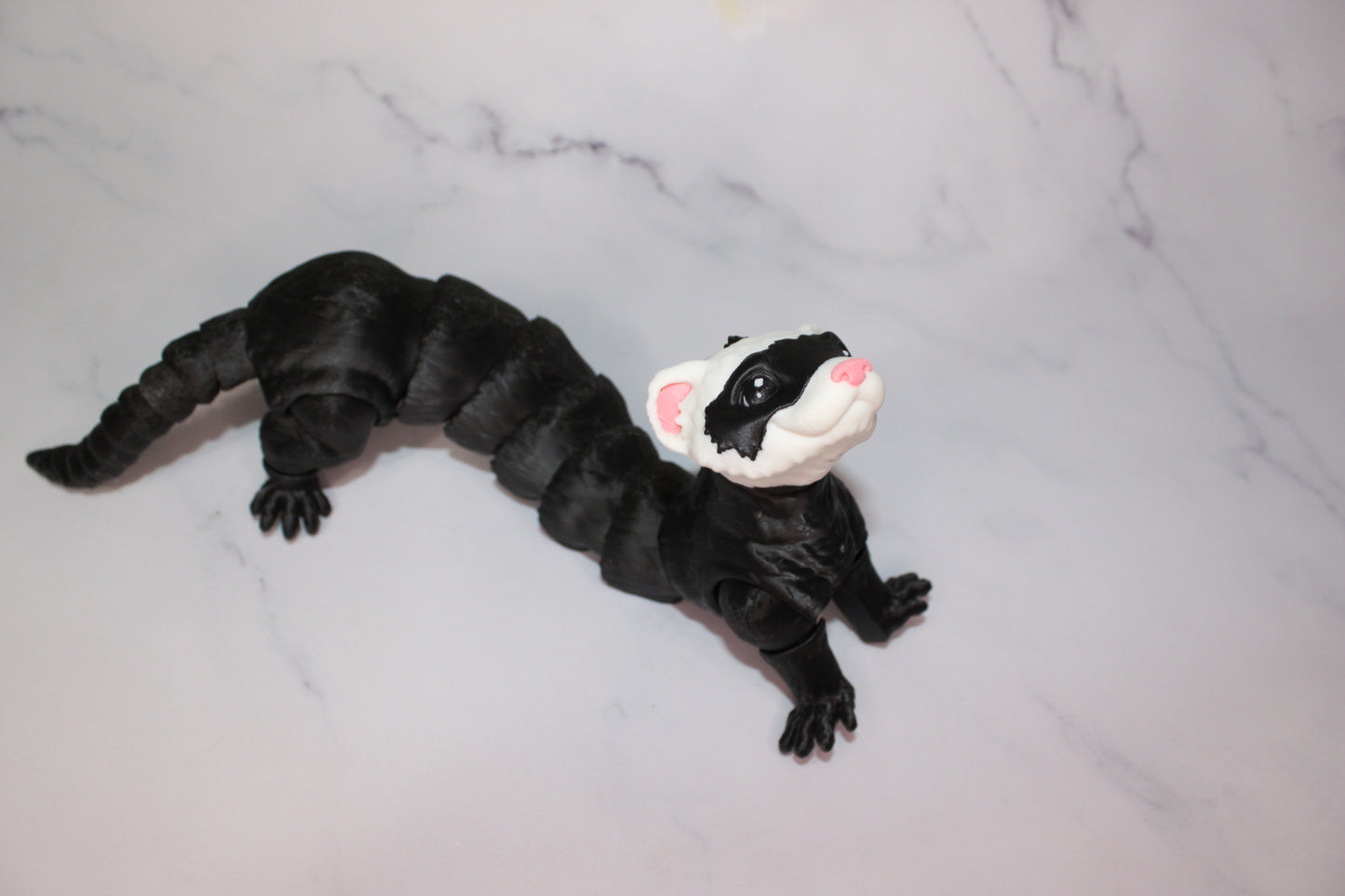 Ferret or Baby Ferret 3D Printed Articulated Figurine - Wonderland 3D Printing