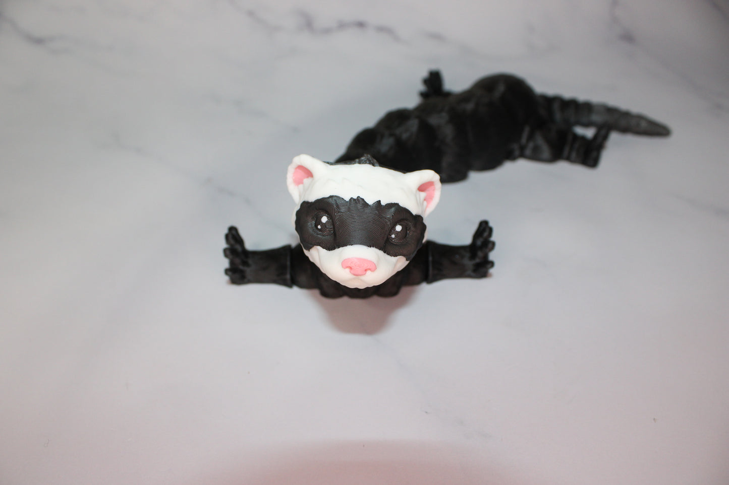 Ferret or Baby Ferret 3D Printed Articulated Figurine - Wonderland 3D Printing