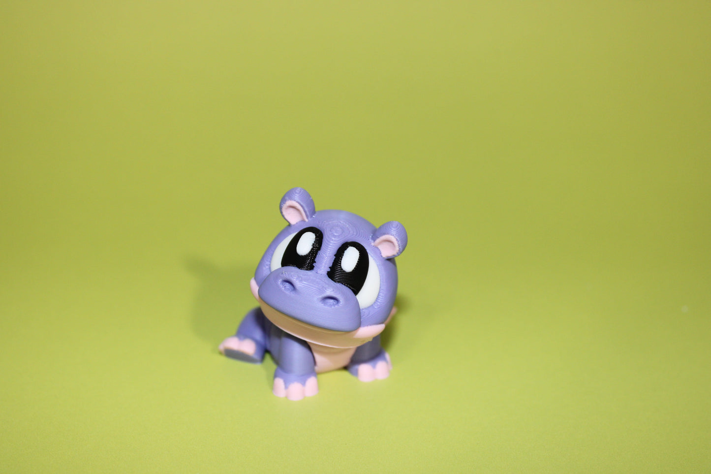 3d printed Flexi Hippos both included-1.75" tall - Wonderland 3D Printing