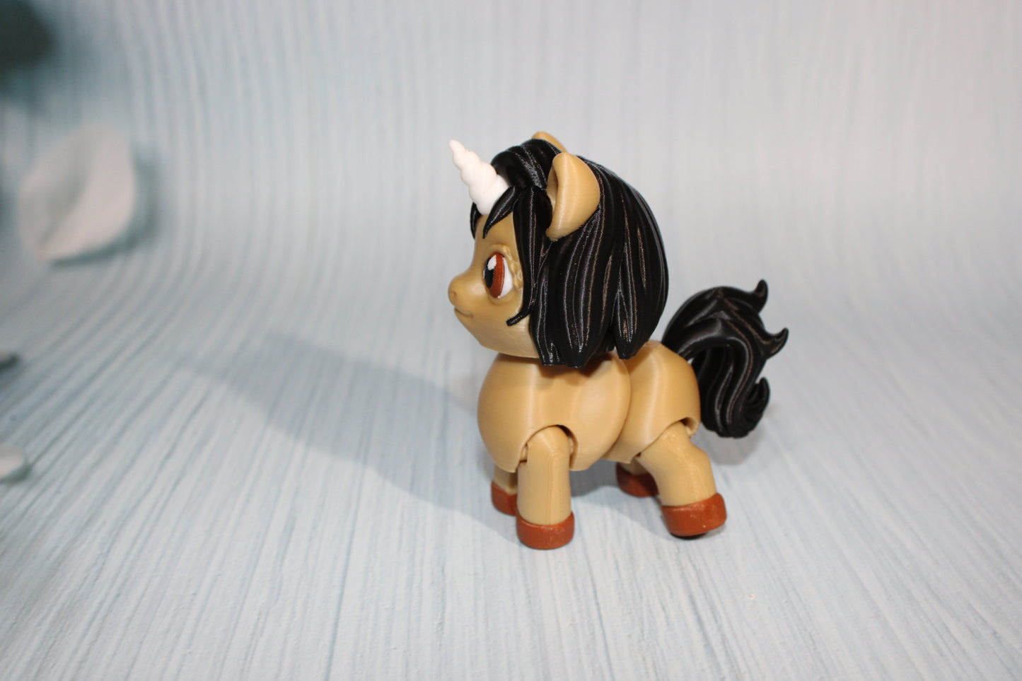 Articulated Unicorn or Stitches Unicorn Fidget Toy: 3D Printed Fantasy Decor-4" Tall - Wonderland 3D Printing