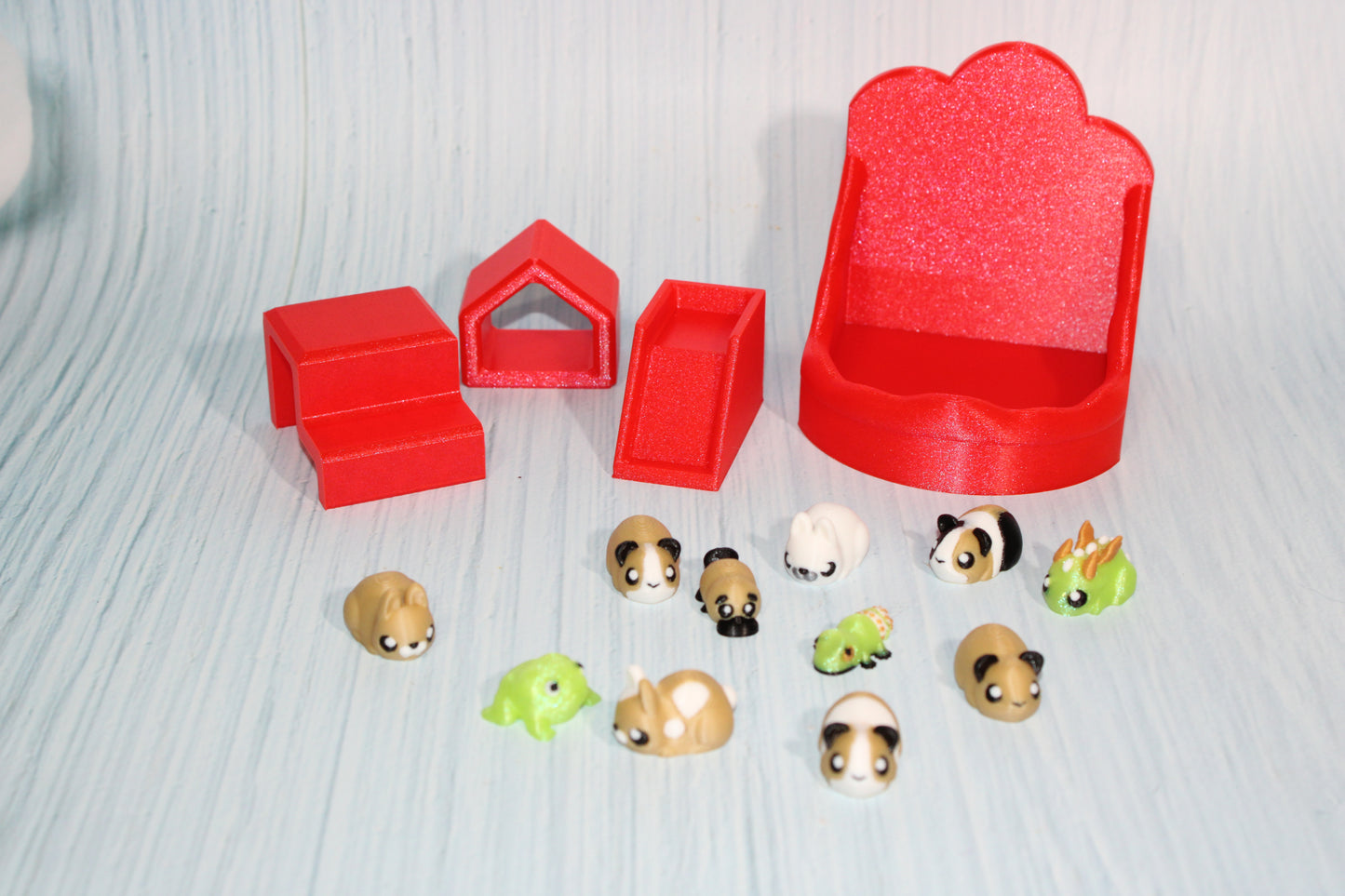 Mini Sculpt Pack and Playset- 3D Printed - Wonderland 3D Printing