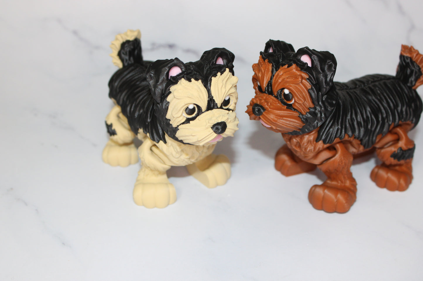 Yorkie 3D Printed Articulated Figurine - Wonderland 3D Printing