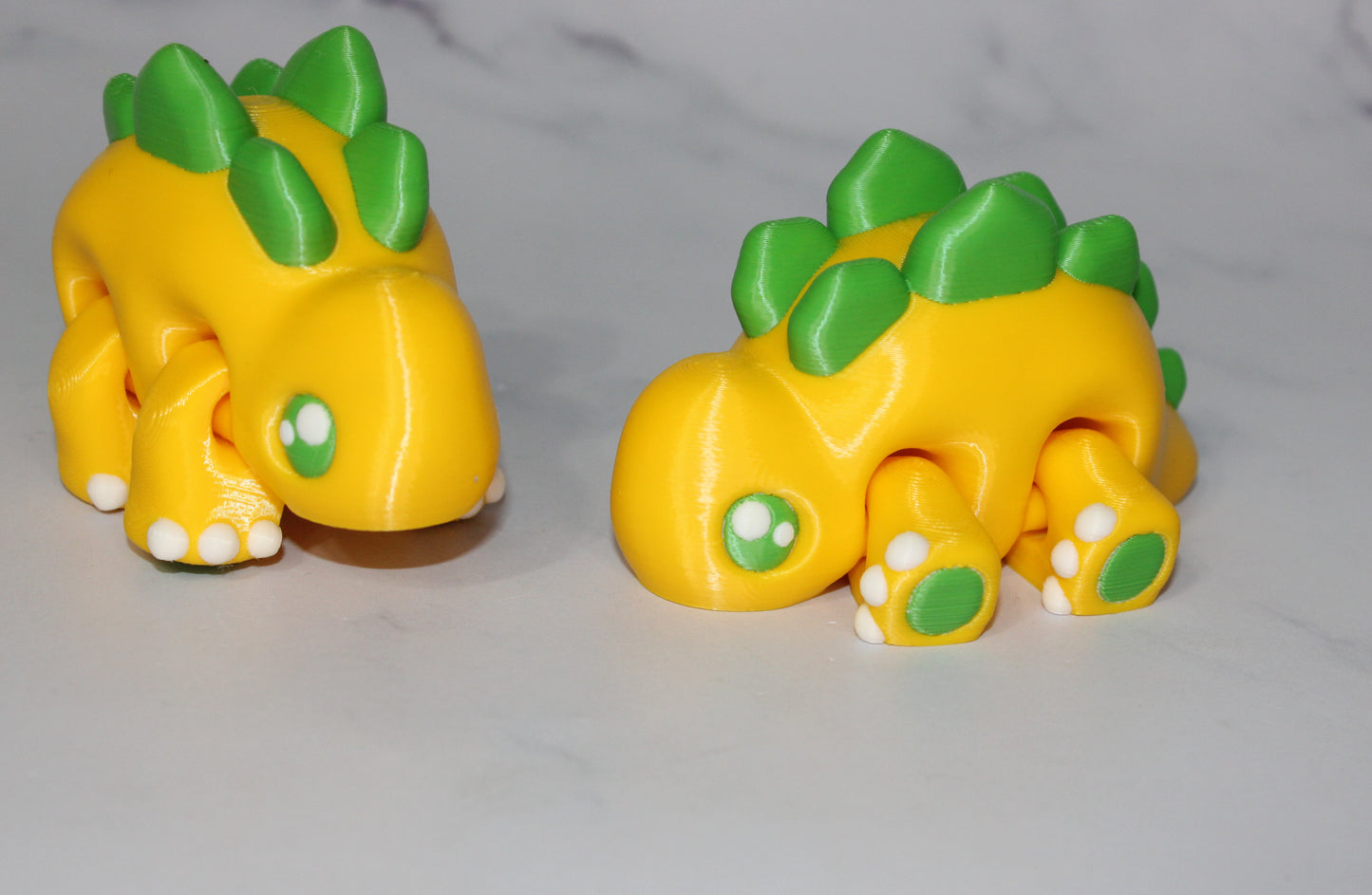 Stego Flexi Articulated 3d Printed Figurine - Wonderland 3D Printing