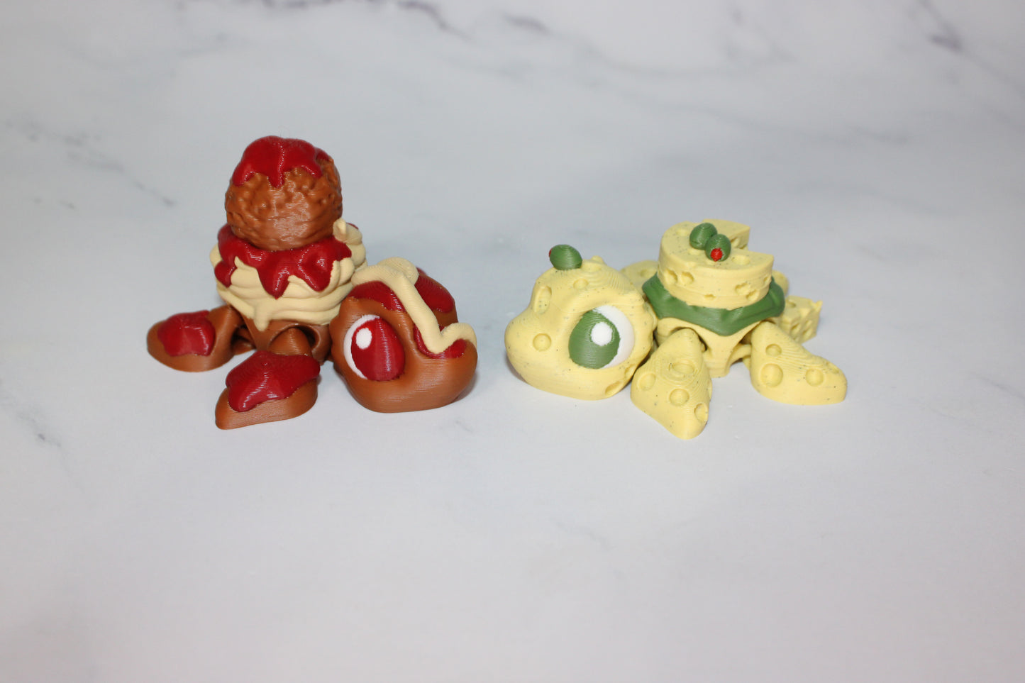 Turtles Variety to choose from 3D Printed Articulated Figurine - Wonderland 3D Printing