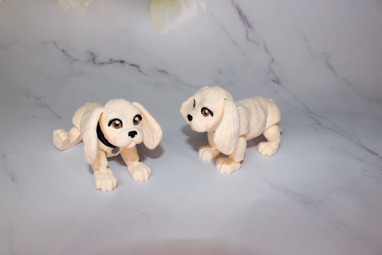 Cocker Spaniel:3D Printed Articulated Flexi Fidget Figurine - Wonderland 3D Printing