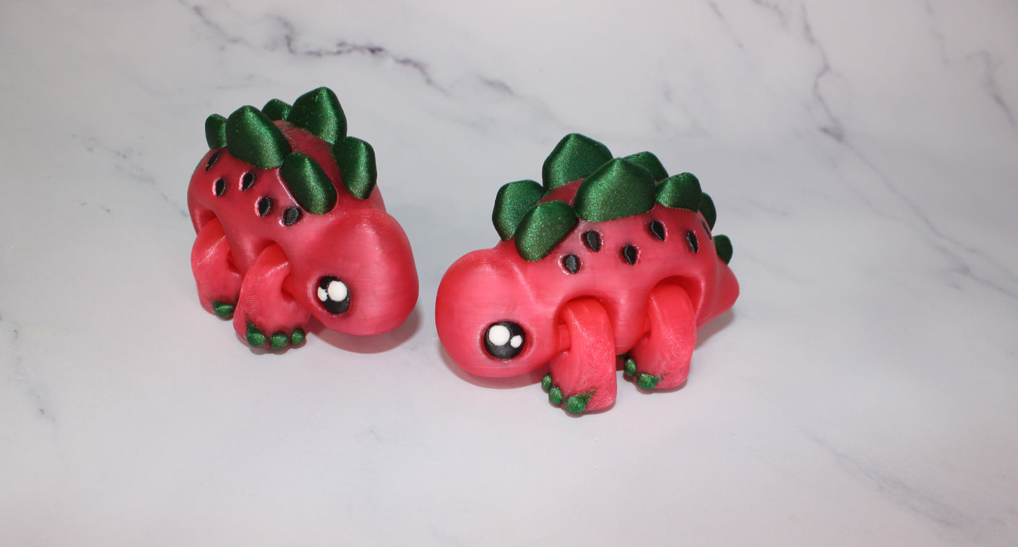 Stego Flexi Articulated 3d Printed Figurine - Wonderland 3D Printing