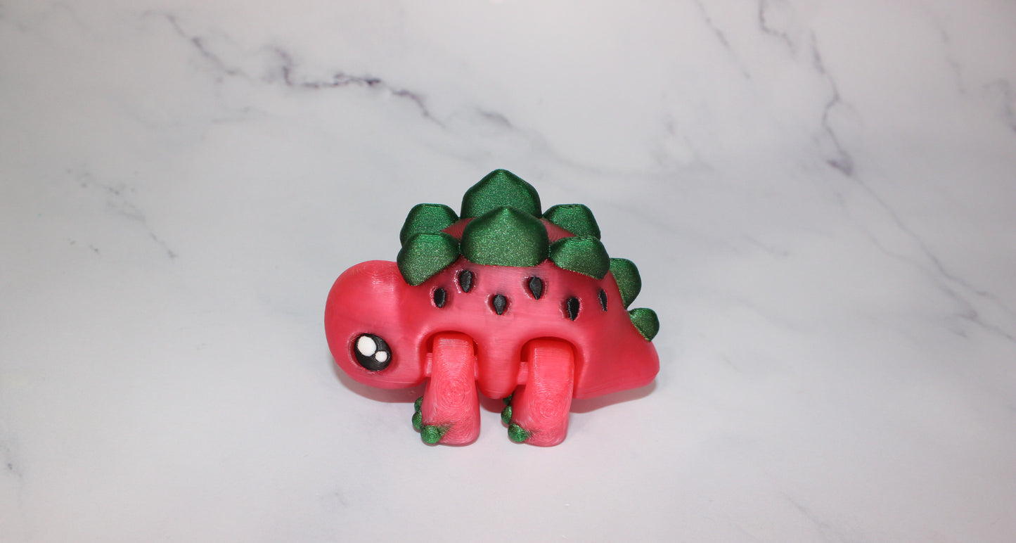 Stego Flexi Articulated 3d Printed Figurine - Wonderland 3D Printing