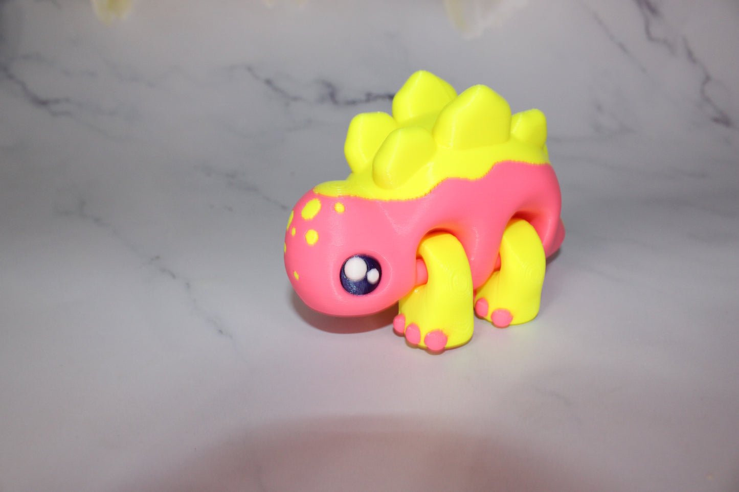Stego Flexi Articulated 3d Printed Figurine - Wonderland 3D Printing