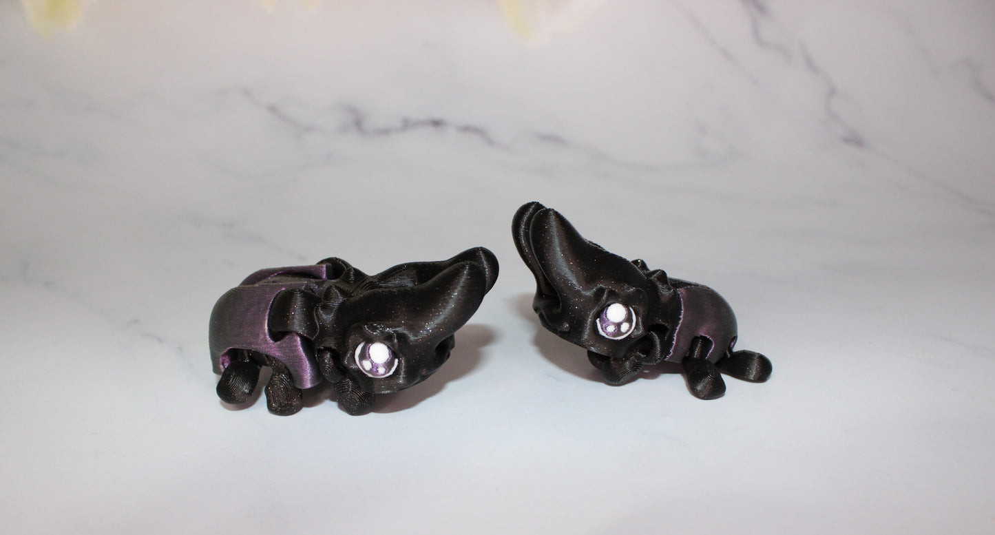 Beetles 2.5 inches 3D Printed Articulated Flexi Figurine - Wonderland 3D Printing