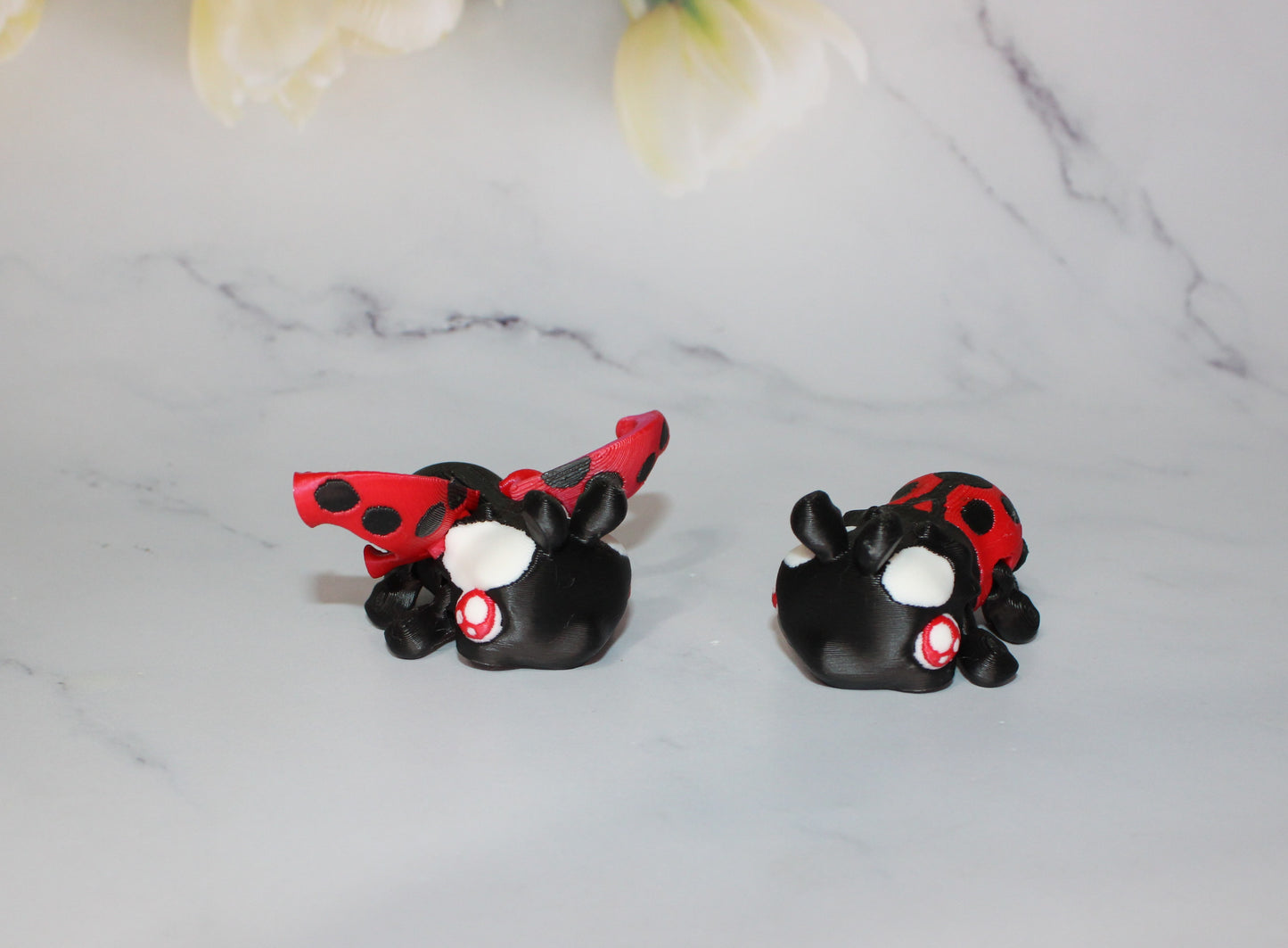 Beetles 2.5 inches 3D Printed Articulated Flexi Figurine - Wonderland 3D Printing