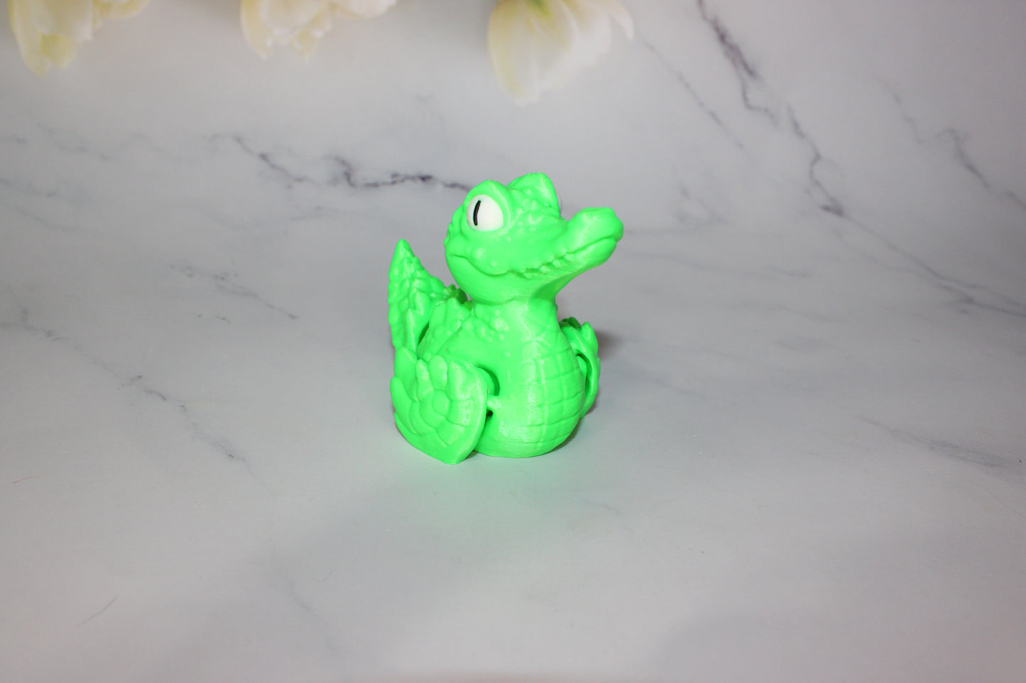 Quackodile 3D Printed Articulated Figurine - Wonderland 3D Printing