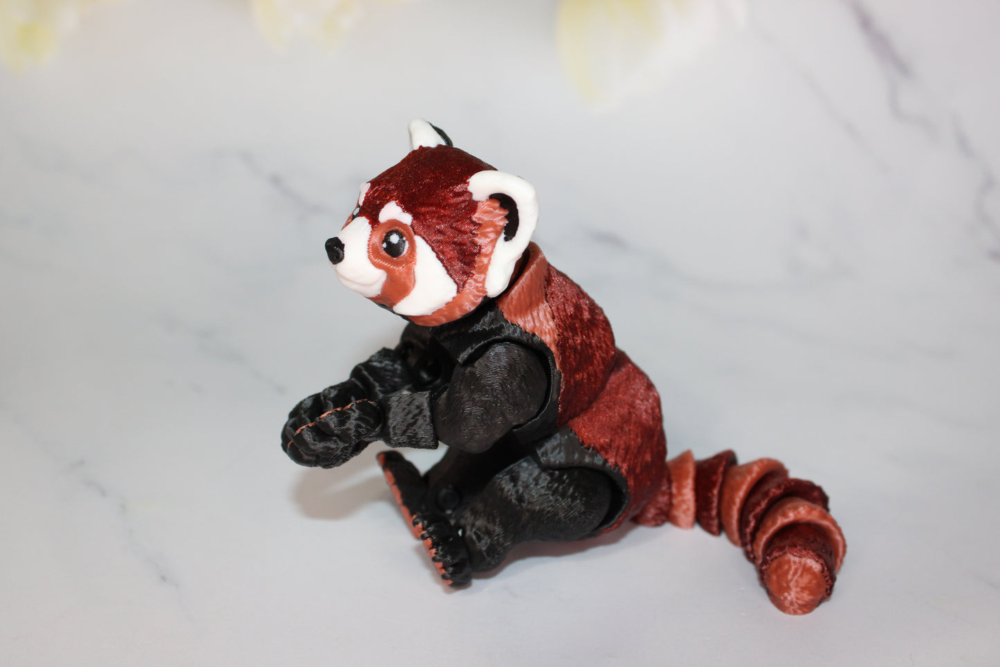 Red Panda 3D Printed Articulated Figurine - Wonderland 3D Printing