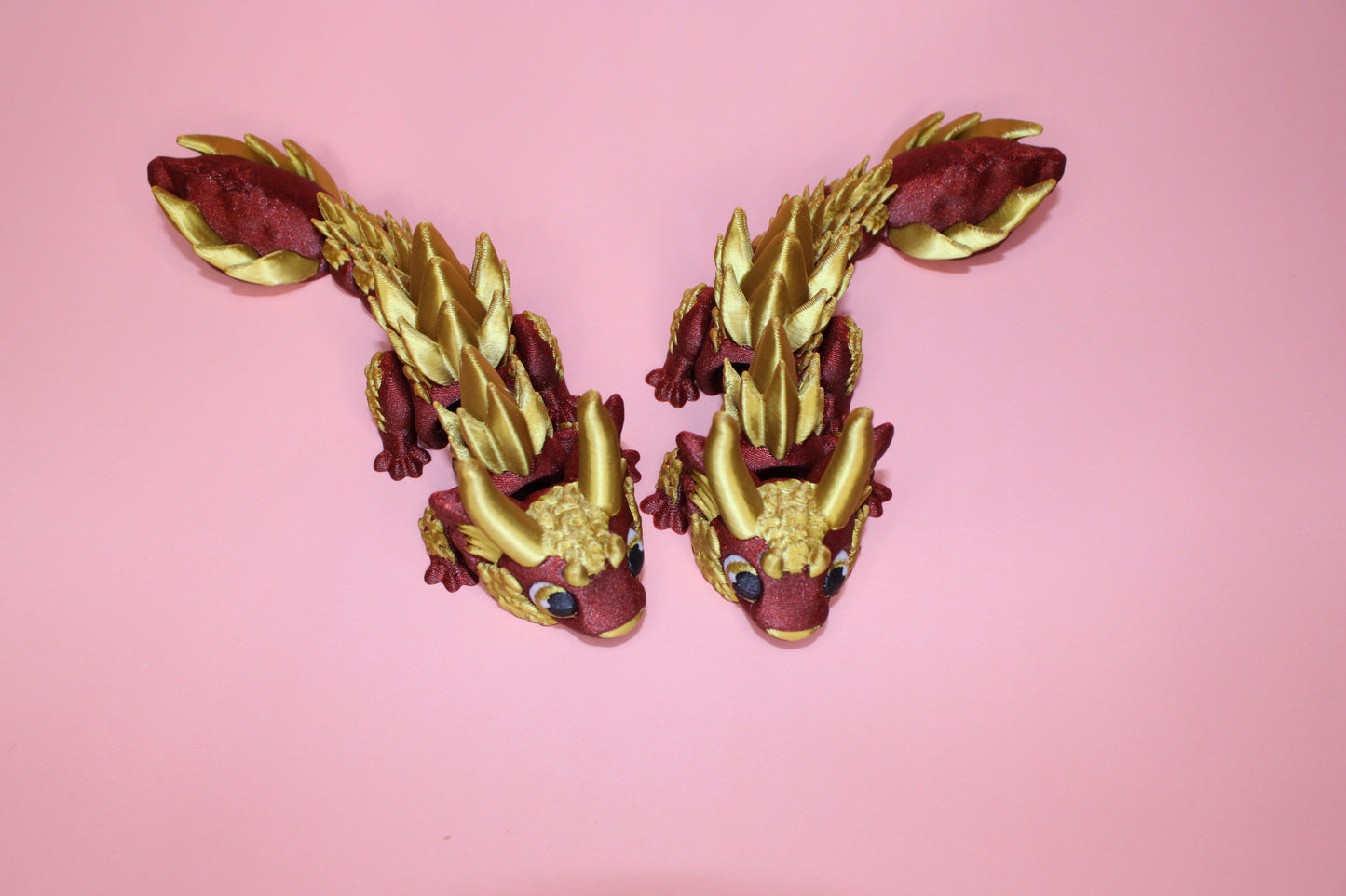 Fox Baby Dragon Articulated 3d Printed Figurine - Wonderland 3D Printing