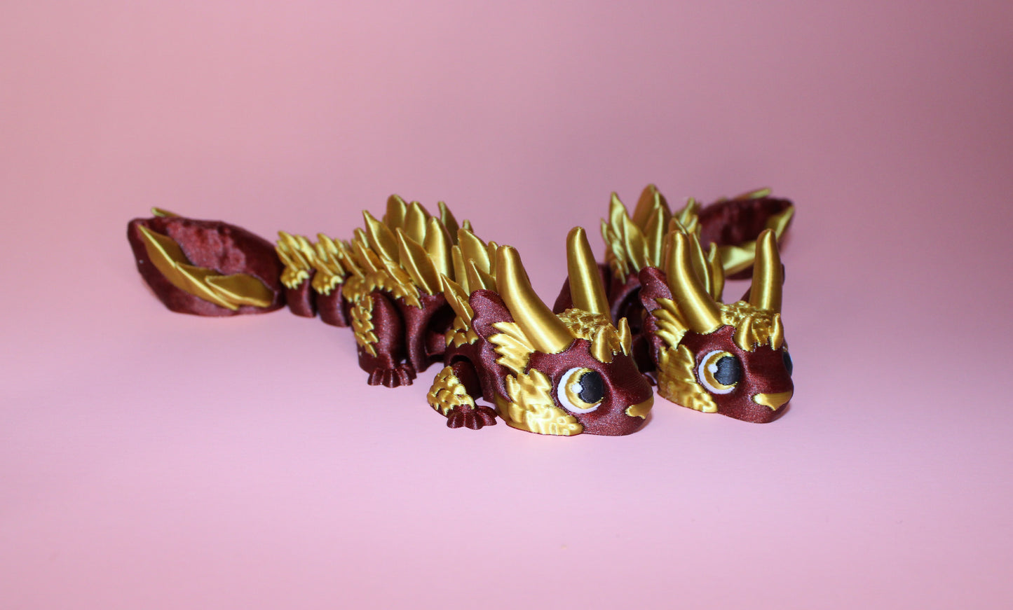 Fox Baby Dragon Articulated 3d Printed Figurine - Wonderland 3D Printing