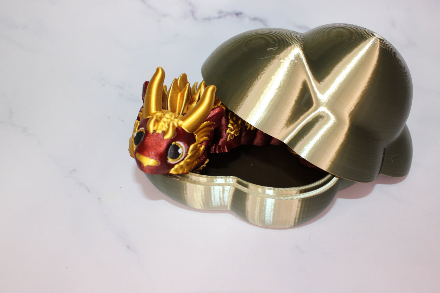 Fox Baby Dragon Articulated 3d Printed Figurine - Wonderland 3D Printing