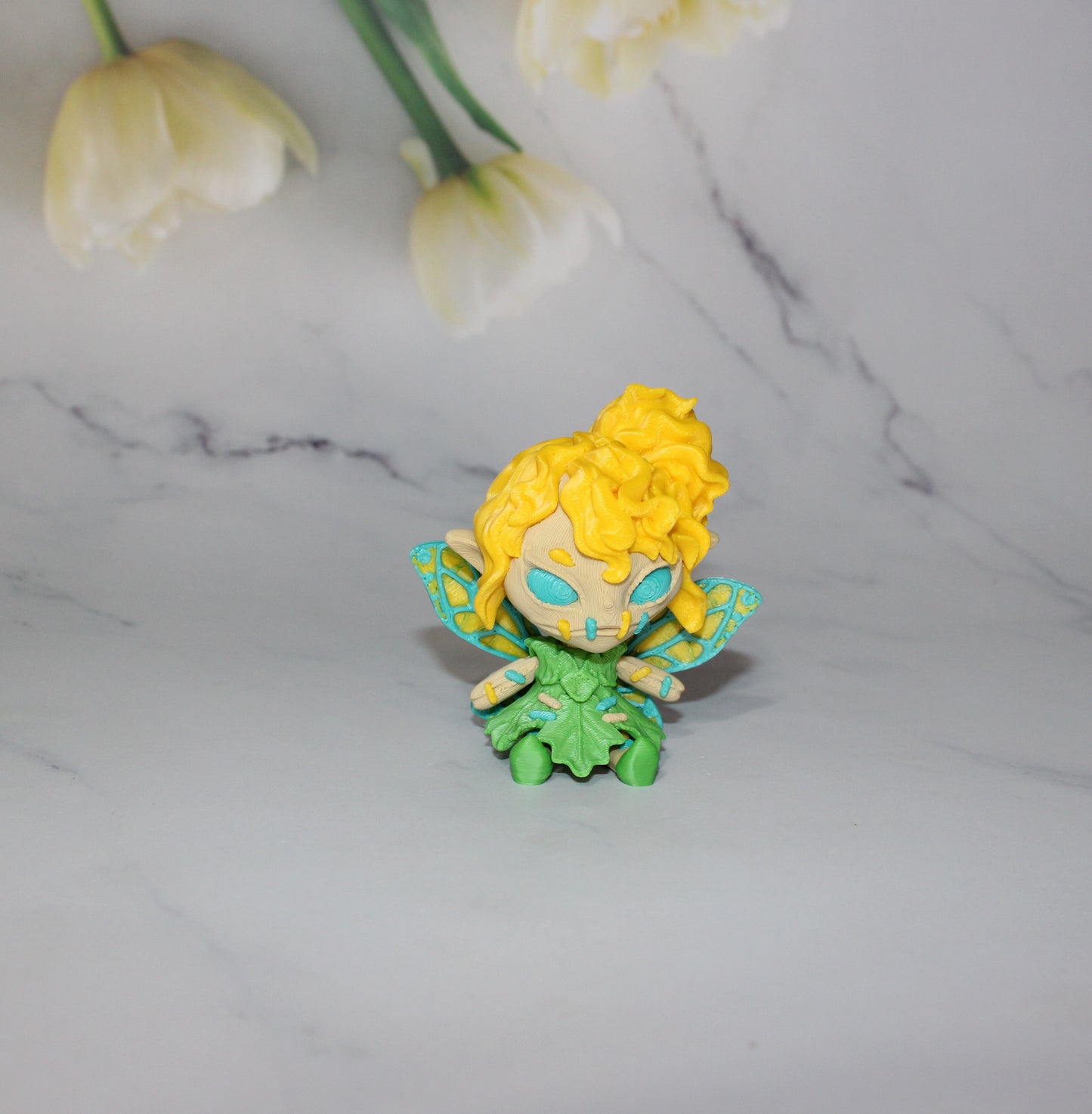 Dustella Doll 3D Printed Articulated Figurine - Wonderland 3D Printing