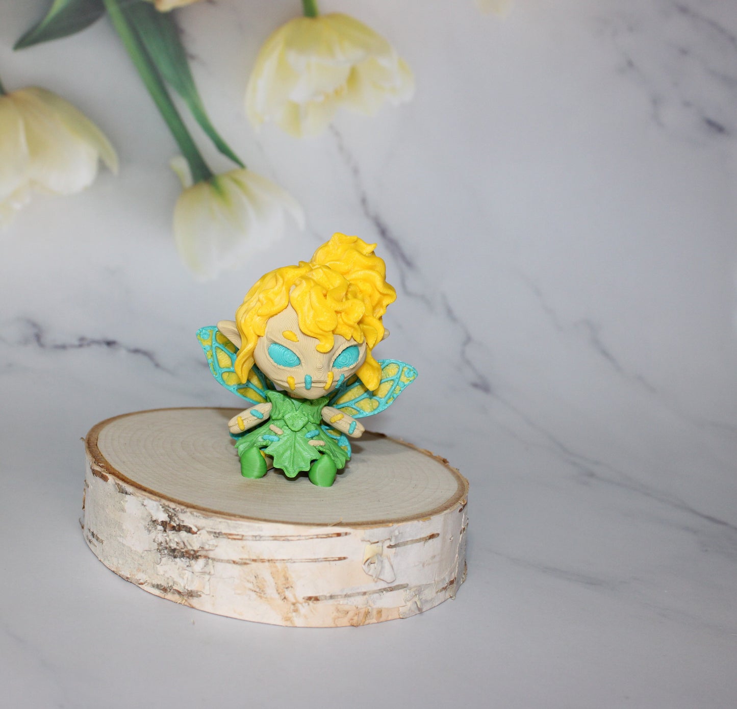 Dustella Doll 3D Printed Articulated Figurine - Wonderland 3D Printing