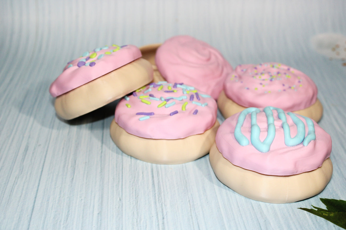 Sugar Cookie Storage Containers- 3D Printed- Multiple to choose from - Wonderland 3D Printing