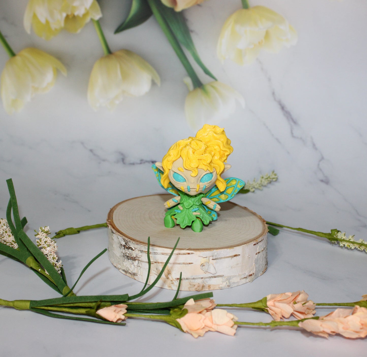 Dustella Doll 3D Printed Articulated Figurine - Wonderland 3D Printing