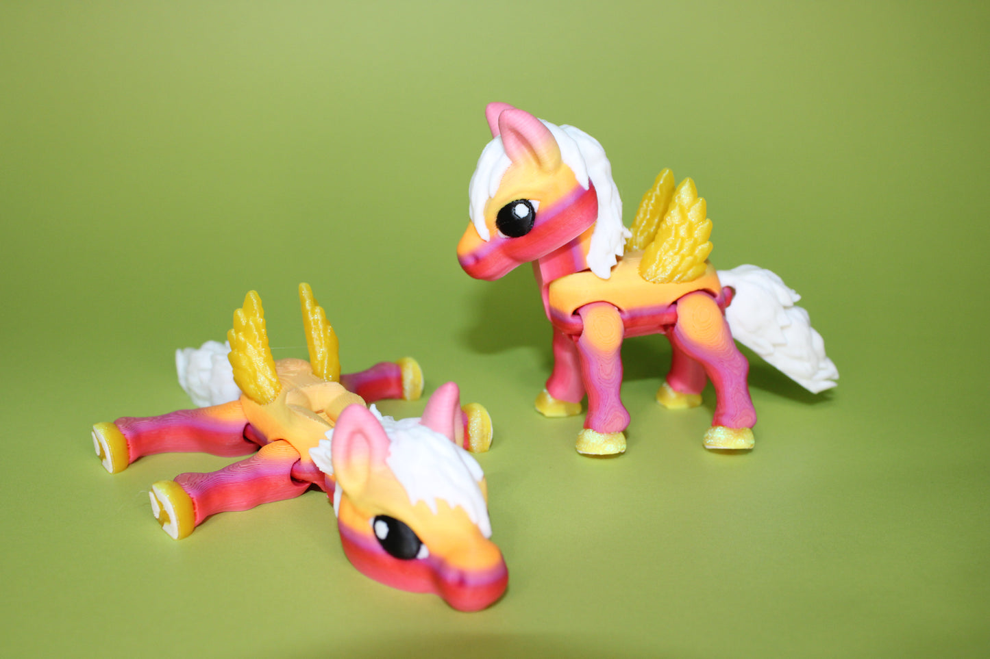 Magical Horse 3D Printed Articulated Figurine - Wonderland 3D Printing