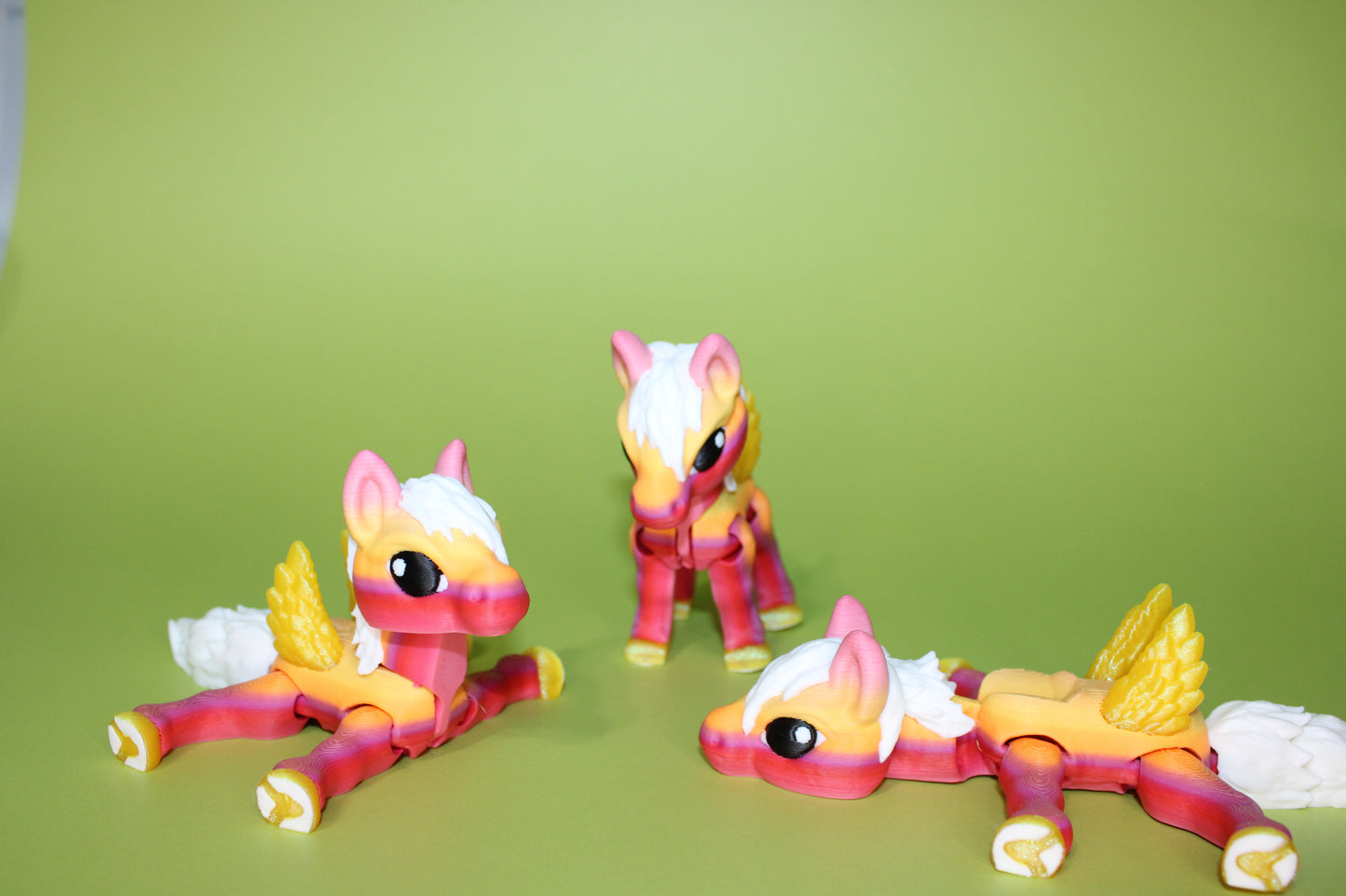 Magical Horse 3D Printed Articulated Figurine - Wonderland 3D Printing