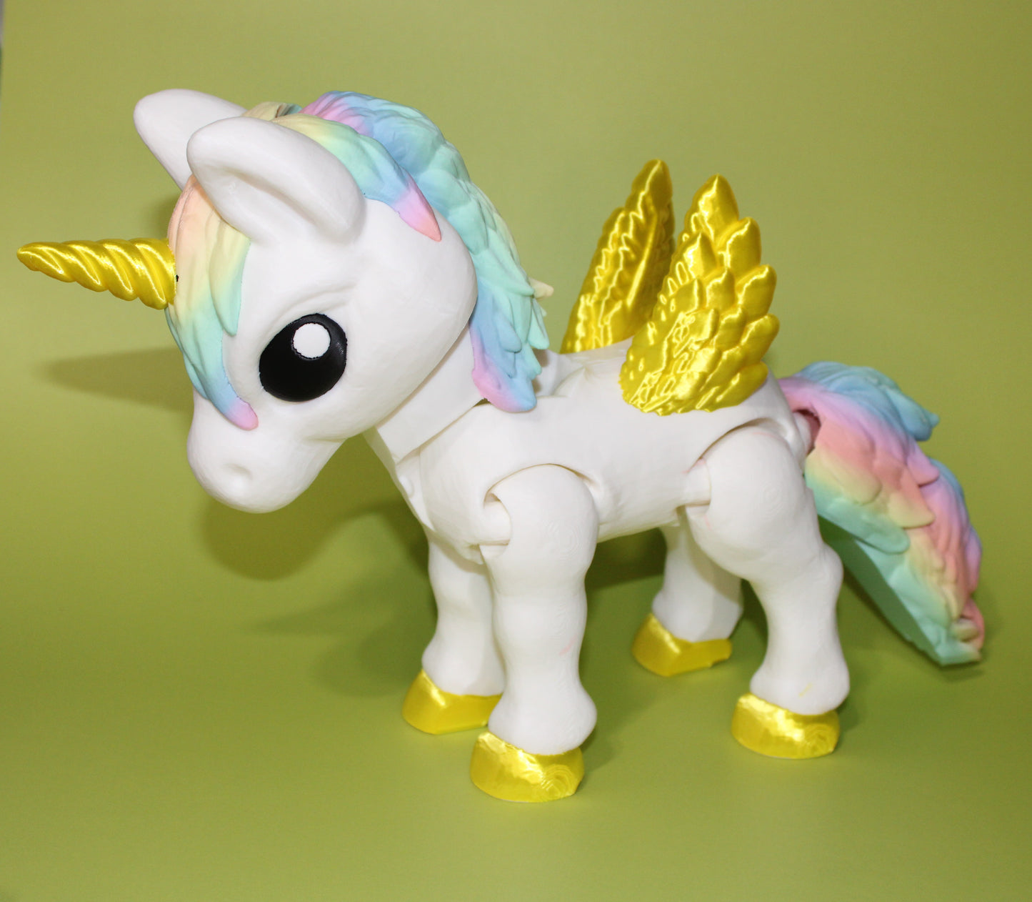 Magical Horse 3D Printed Articulated Figurine - Wonderland 3D Printing