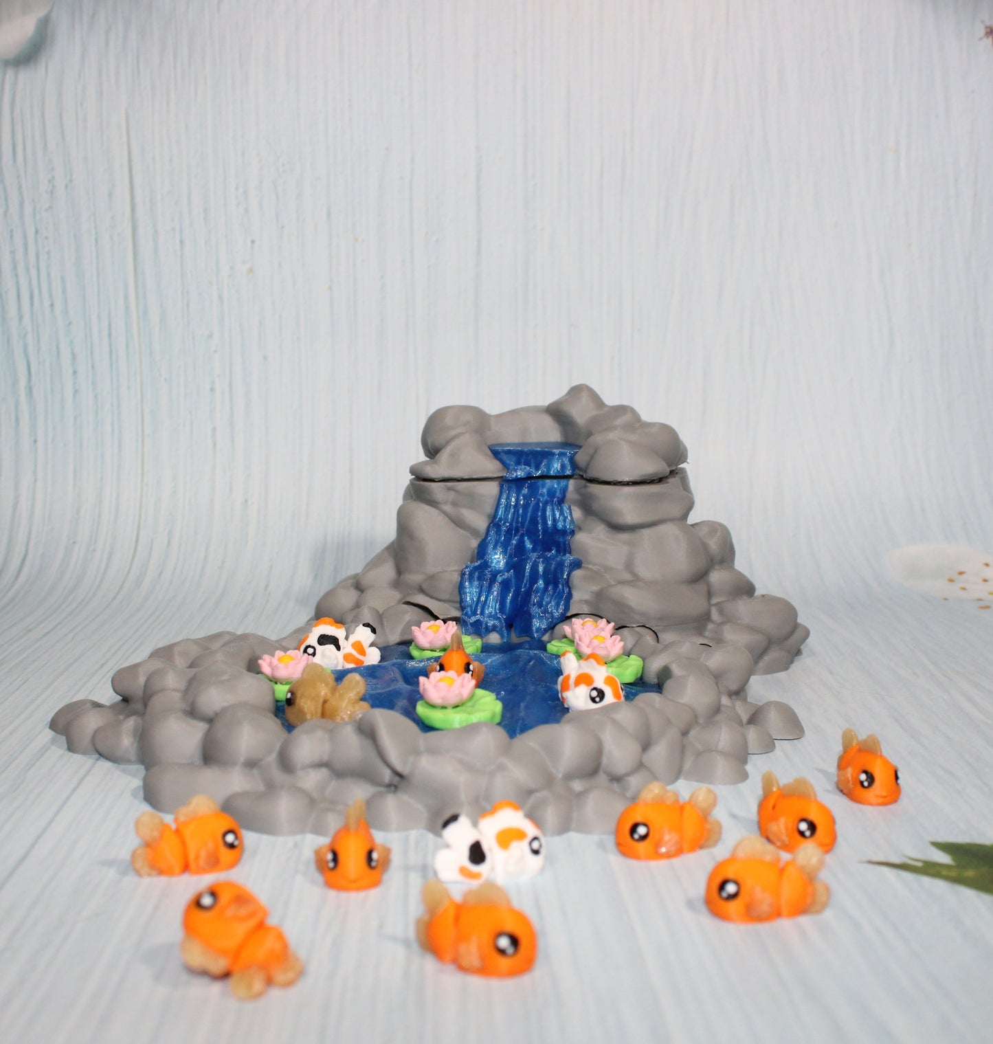 Koi Fish Tic Tac Toe-3d printed