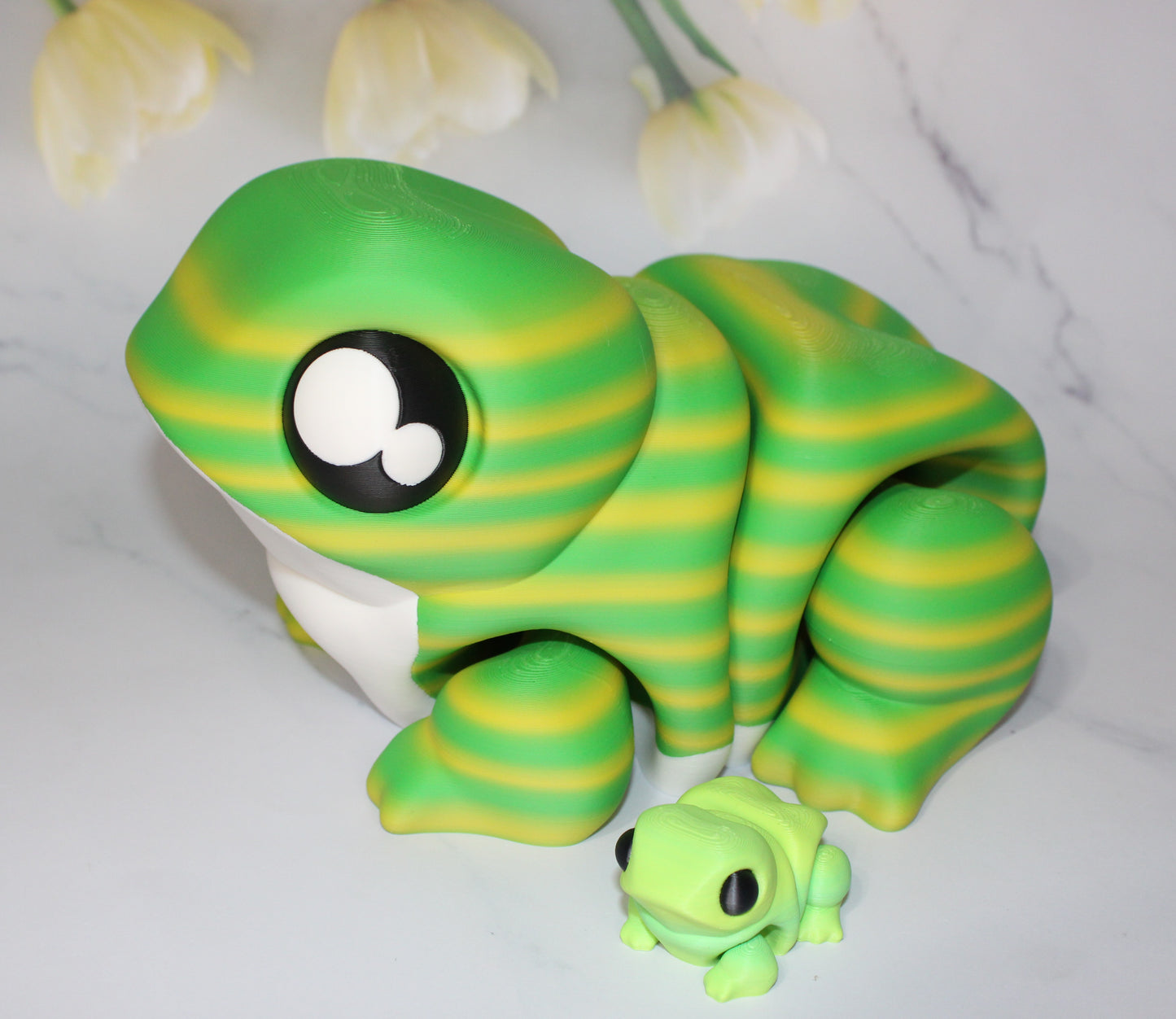 Frog Articulated 3d Printed Figurine - Wonderland 3D Printing