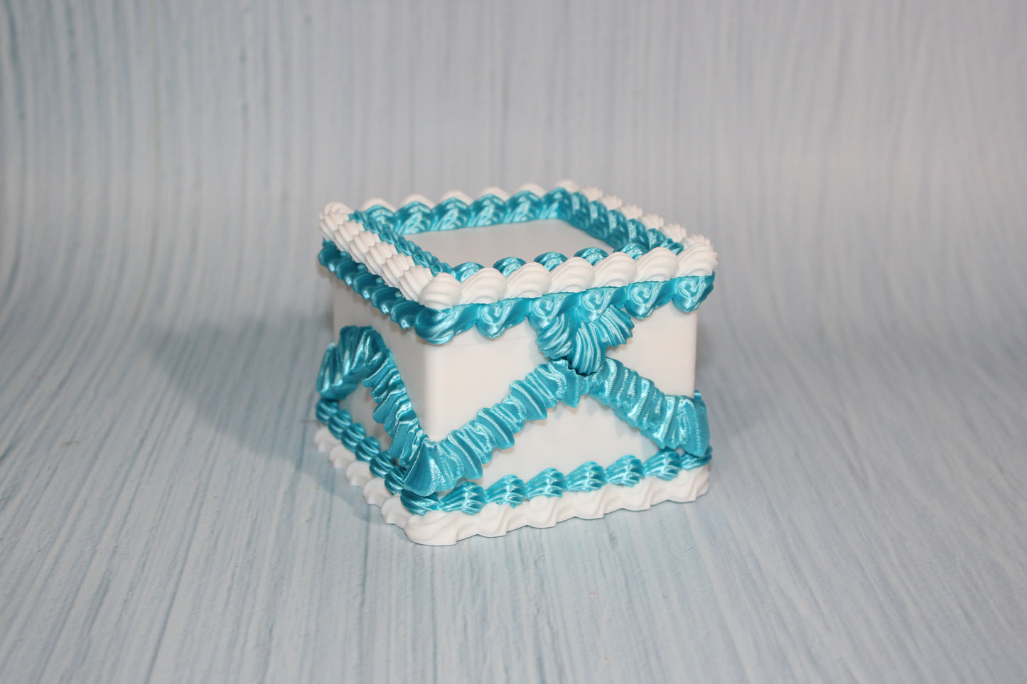 3d Printed Cake Storage Boxes 3" x 3" x 2.75'"t - Wonderland 3D Printing