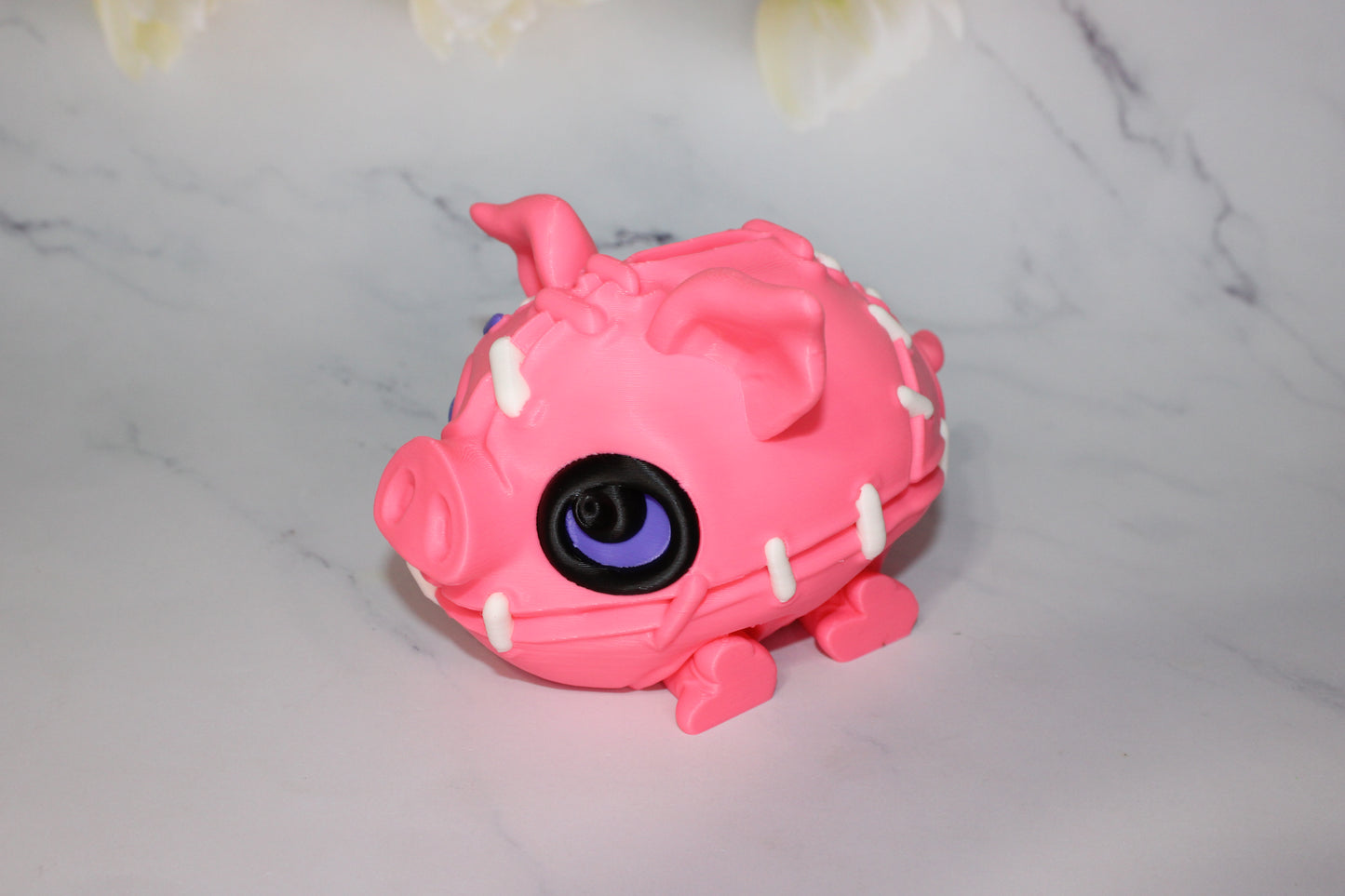 Twisted Piggy Bank 6 inches 3d Printed Articulated Figurine - Wonderland 3D Printing