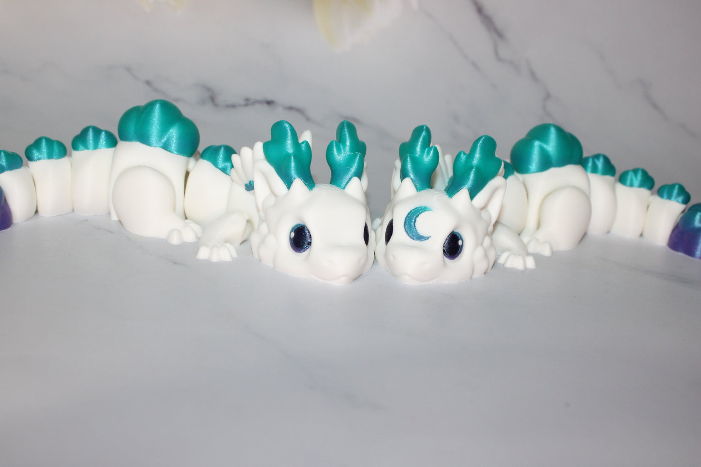 Teen Cloud Dragon 9 inches Long-Articulated 3d Printed Figurine