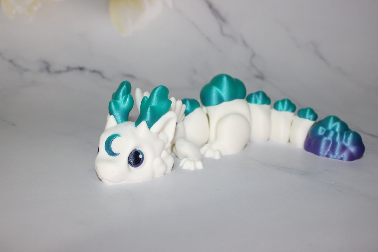 Teen Cloud Dragon 9 inches Long-Articulated 3d Printed Figurine
