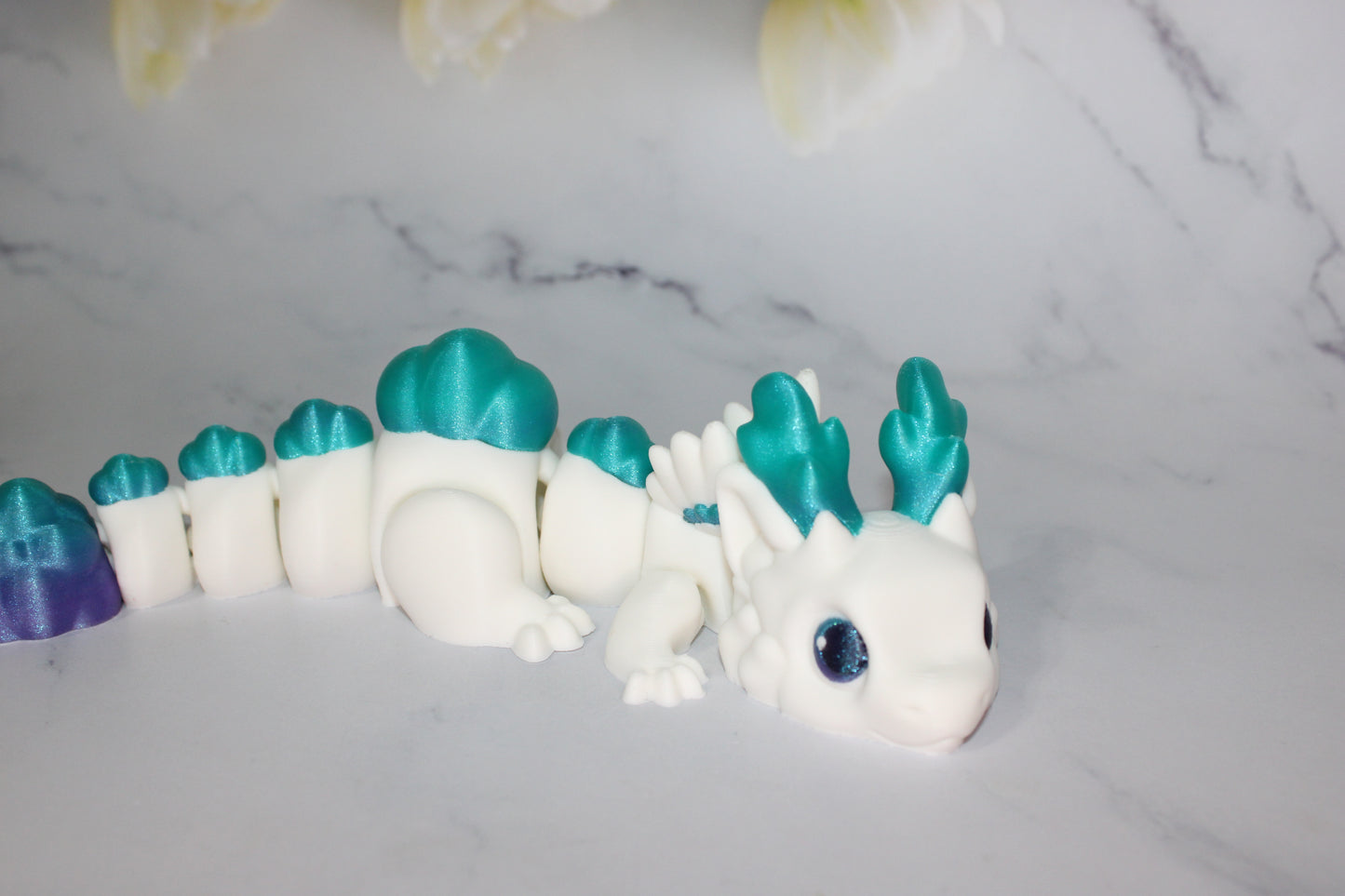 Teen Cloud Dragon 9 inches Long-Articulated 3d Printed Figurine