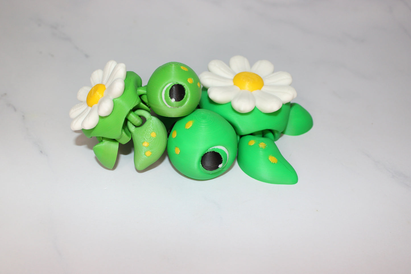 State Flower Turtles or Flower Turtles 3.5 inches Long Multiple Varieties to choose from-Articulated 3d Printed Figurine