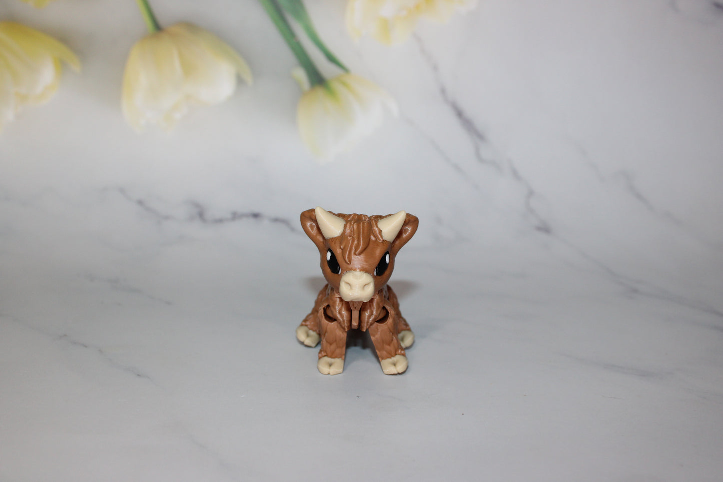 Cows- Highland or Holstein -3D Printed Articulated Figurine 2.5 inches tall