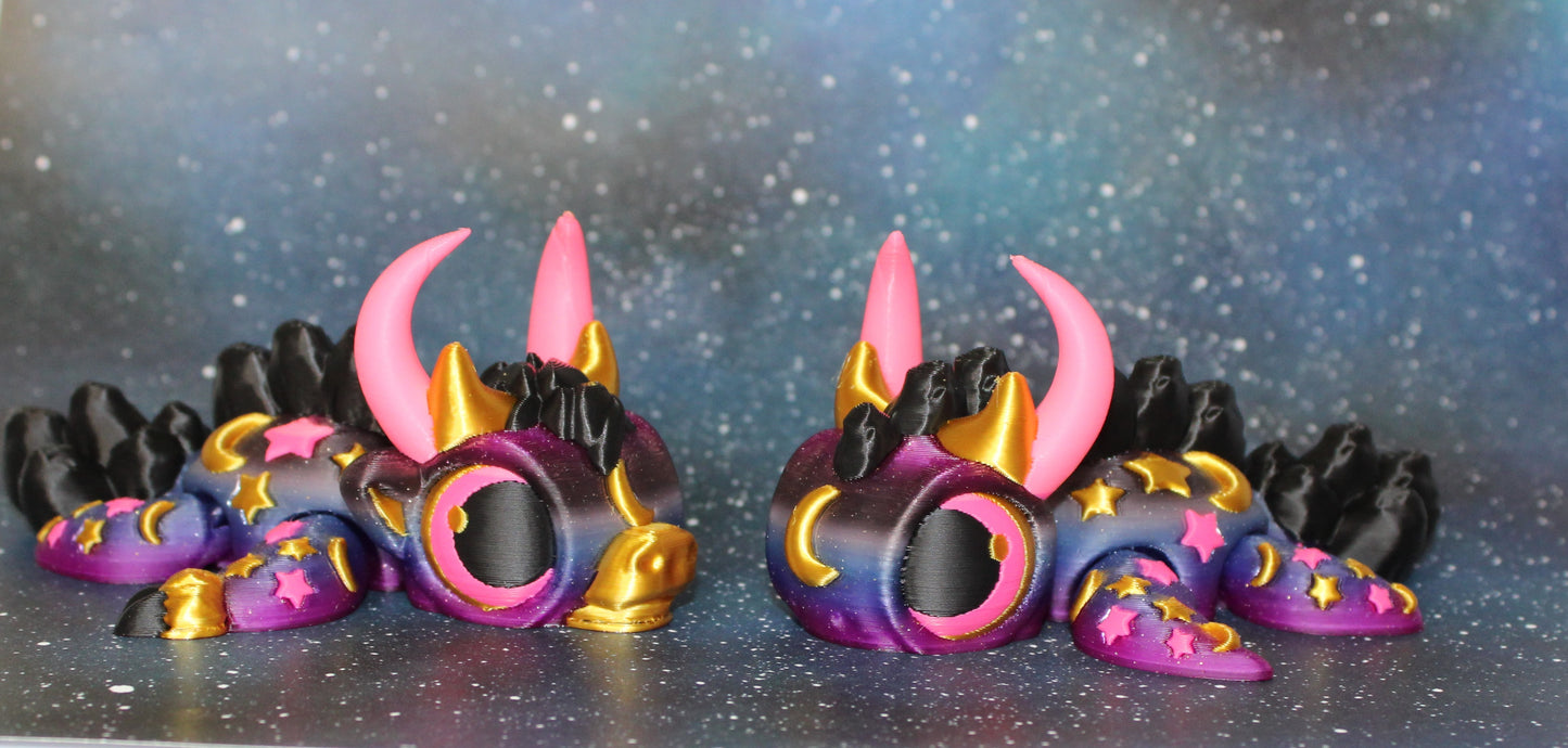 Taurus Dragon or Turtle Articulated 3d Printed Figurine