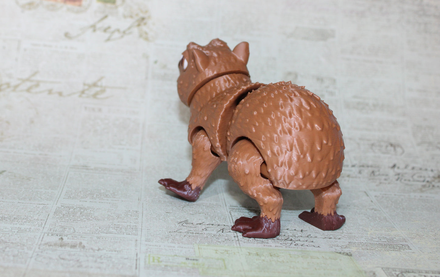 Capybara 3D Printed Articulated Figurine Fidget Toy