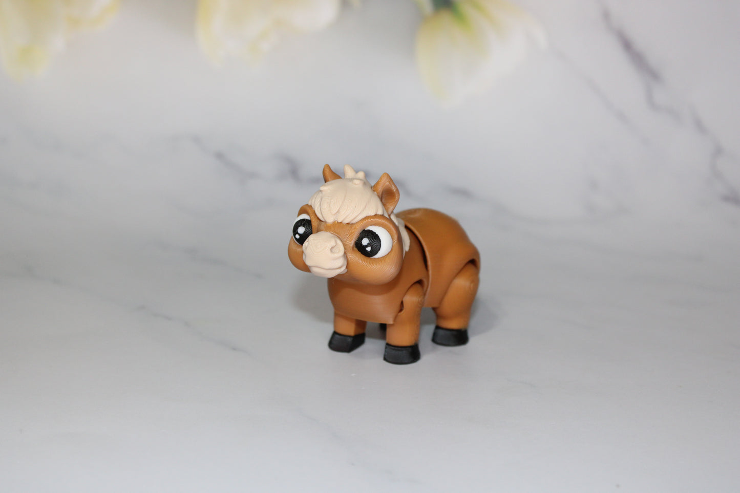 Pony 3D Printed Mini Ponies Articulated Flexi Figurines