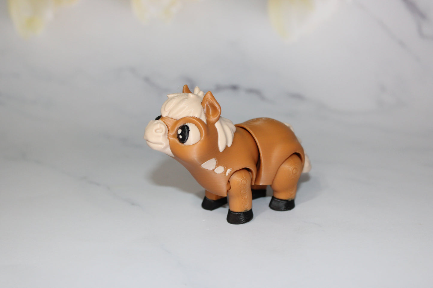 Pony 3D Printed Mini Ponies Articulated Flexi Figurines