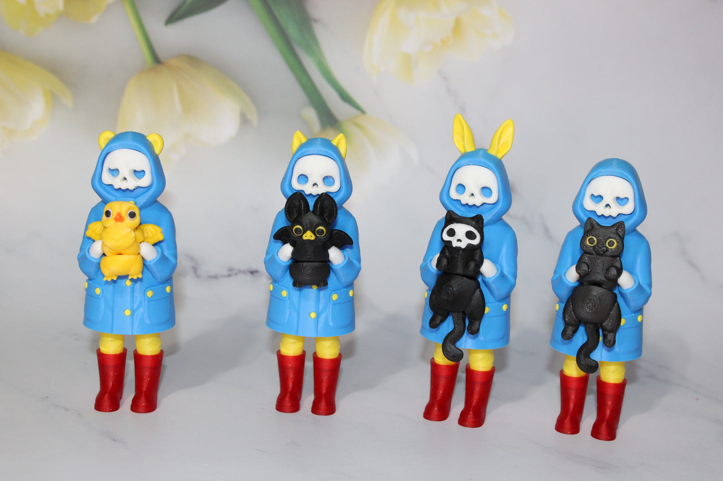 Little Grim 3D Printed Figurine 4.75 inches Tall