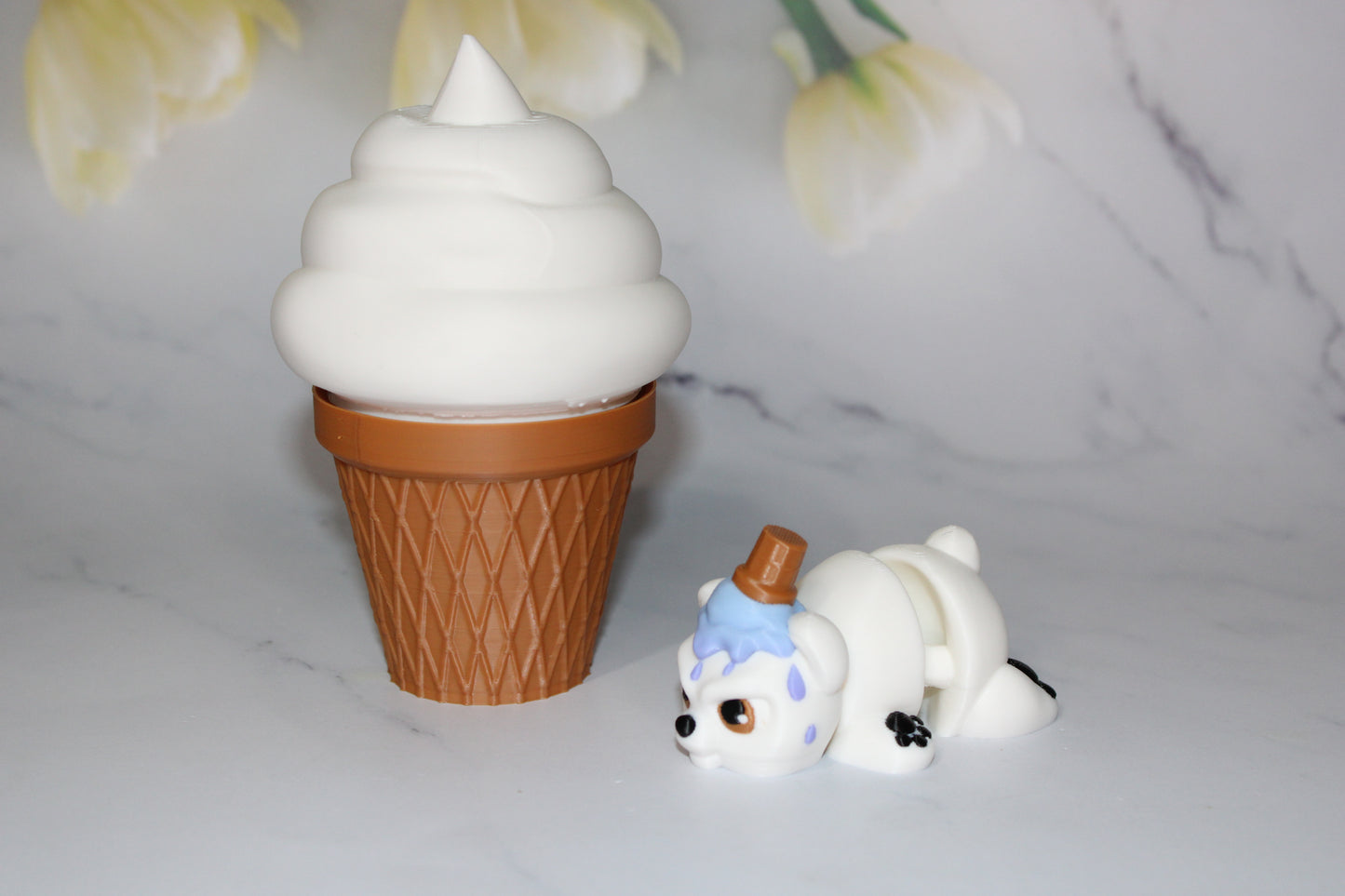 Grumpy Bears Articulated 3d Printed Figurine