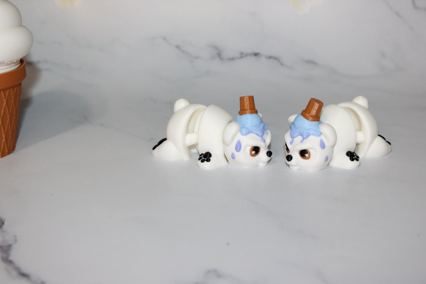 Grumpy Bears Articulated 3d Printed Figurine