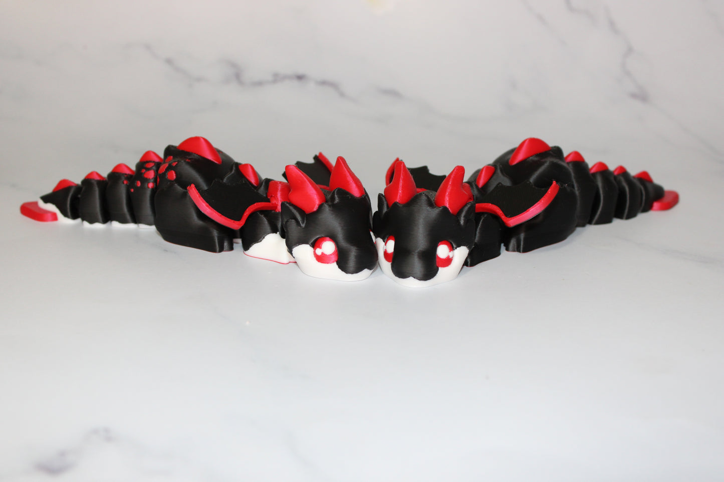 Dragon with Tower Articulated 3d Printed Figurine